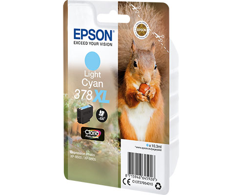 EPSON 378XL Eichhörnchen [modell] (10,3 ml, 830 Seiten) lightCyan