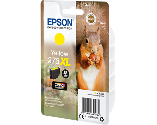 EPSON 378XL Eichhörnchen [modell] (9,3 ml, 830 Seiten) Gelb