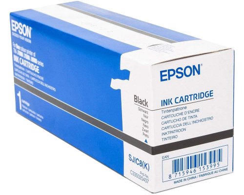 Epson SJIC8K / s020407 Schwarz (20 Mio Zeichen) jetzt kaufen