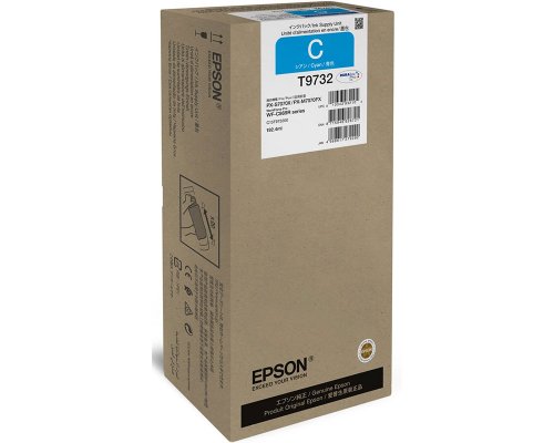 Epson T9732 Original Tinte XL-Füllmenge 192,4 ml C13T97320N - DURA-Brite Pro INK [modell] cyan