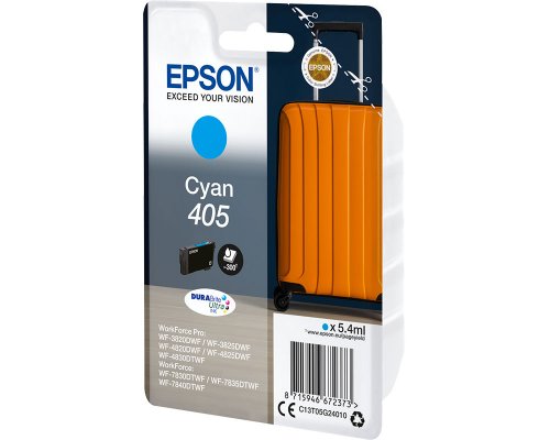 Epson 405 Original Durabrite Ultra Tinte jetzt kaufen Koffer Cyan