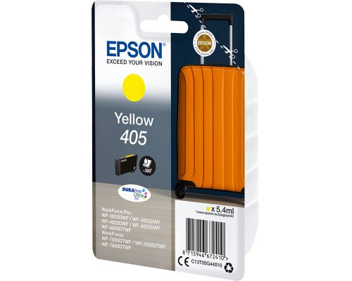 Epson 405 Original Durabrite Ultra Tinte jetzt kaufen Koffer Gelb