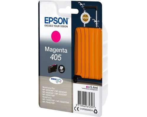 Epson 405 Original Durabrite Ultra Tinte jetzt kaufen Koffer Magenta