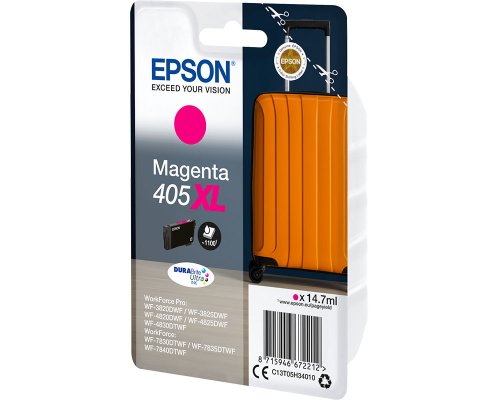 Epson 405XL Original Durabrite Ultra Tinte jetzt kaufen Koffer Magenta