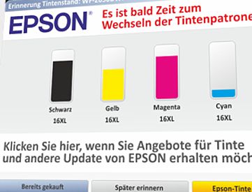 Epson 34 XL Golfball Patronen bestellen & bis zu 82% sparen