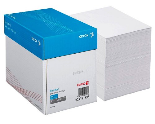 2500 Blatt Druckerpapier/ Kopierpapier Xerox Business A4 weiß 80g Nordic-Svan EU-Blume hochweiß