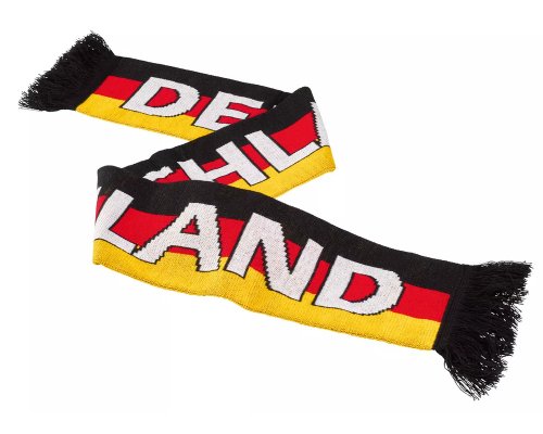 Fanschal schwarz-rot-gold - ca. 1,45 m für die Fußball-Party