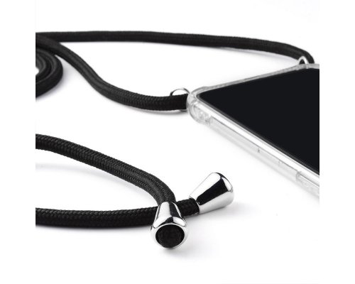 Transparente Handytasche mit Kordel und Displayschutzfolie geeignet für iPhone 6, 6S