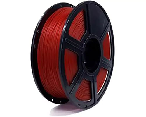 PLA Filament rot-transparent (1kg / 1,75mm) von Flashforge