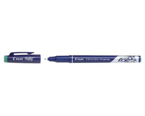 Pilot friXion radierbarer Fineliner, 1,3 mm Schreibspitze, grün