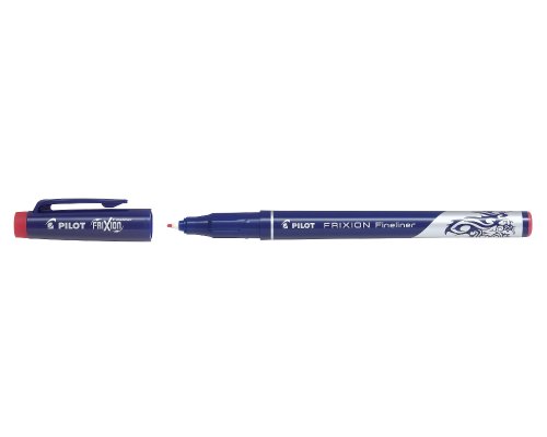 Pilot friXion radierbarer Fineliner, 1,3 mm Schreibspitze, rot