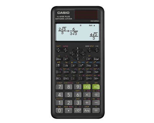 Casio FX-87DE Plus 2nd edition Schulrechner batterie- und solarbetrieben mit 502 Funktionen