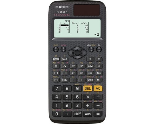 Casio FX-85DE X Schulrechner batterie- und solarbetrieben mit 325 Funktionen
