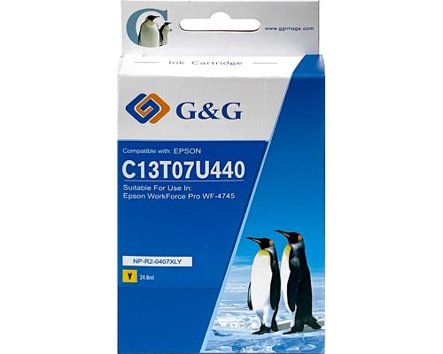 Kompatibel mit Epson 407/ C13T07U440 Druckerpatrone Gelb jetzt kaufen - Marke: G&G