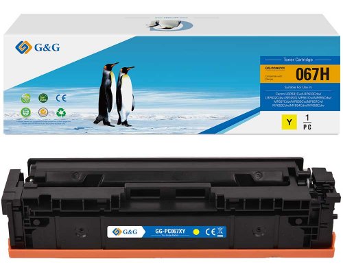 Kopmpatibel mit Canon 067H/ 5103C002 XL-Toner jetzt kaufen (2.350 Seiten) Gelb - Marke: G&G