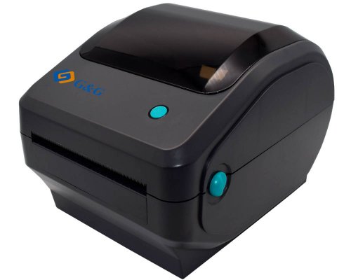 G&G GG-D1180CW+ Etikettendrucker - max 108 mm Druckbreite, Thermodruck (ohne Tinte auf Thermopapier), perfekt für Paketmarken-Druck, USB-Schnittstelle