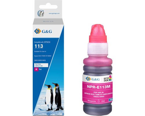 Kompatible Tinte als Ersatz für Epson 113 Magenta jetzt kaufen - Marke: G&G
