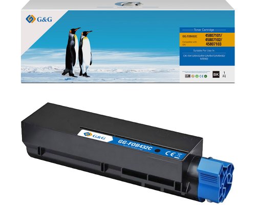 Kompatibel mit OKI 45807102 Toner (3.000 Seiten) jetzt kaufen - Marke: G&G