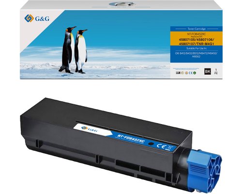 Kompatibel mit OKI 45807106 XL-Toner (7.000 Seiten) jetzt kaufen - Marke: G&G