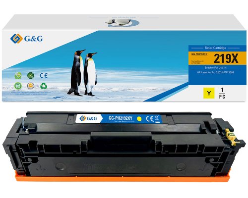 Kompatibel mit HP 219X Toner [modell] W2192X (2.500 Seiten) gelb - Marke: G&G