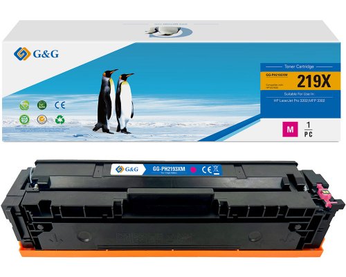 Kompatibel mit HP 219X Toner [modell] W2193X (2.500 Seiten) magenta - Marke: G&G