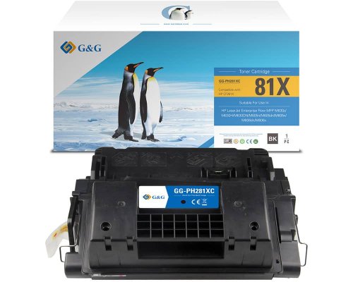 Kompatibel mit HP 81X / CF281X XL-Toner jetzt kaufen Marke: G&G