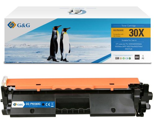 Kompatibel mit HP 30X / CF230X XL-Toner -Mit Chip- jetzt kaufen - Marke: G&G