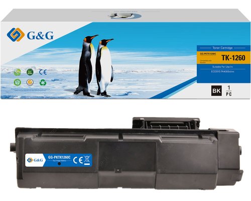 Kompatibel mit Kyocera TK-1260 Toner jetzt kaufen 10.000 Seiten - Marke: G&G