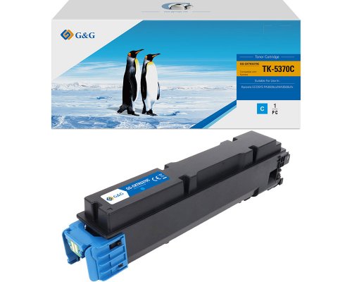 Kompatibel mit Kyocera TK-5370C Toner jetzt kaufen (5.000 Seiten) - Marke: G&G