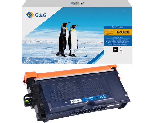 Kompatibel mit Brother 3600XL Toner TN-3600XL jetzt kaufen - Marke: G&G (6.000 Seiten)