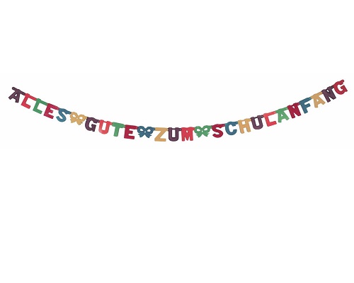 Girlande - Alles Gute zum Schulanfang
