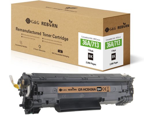 Kompatibel mit HP 36A jetzt kaufen Toner CB436A - Marke: G&G Reborn