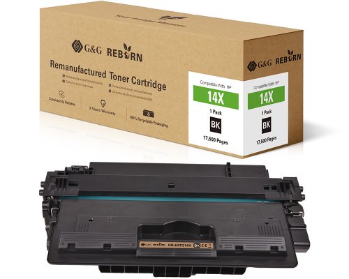 Kompatibel mit HP 14X / CF214X Toner jetzt kaufen - Marke: G&G Reborn