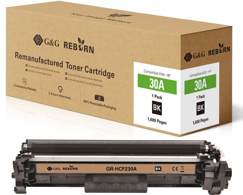 Kompatibel mit HP 30A / CF230A Toner -Mit Chip- jetzt kaufen - Marke: G&G Reborn