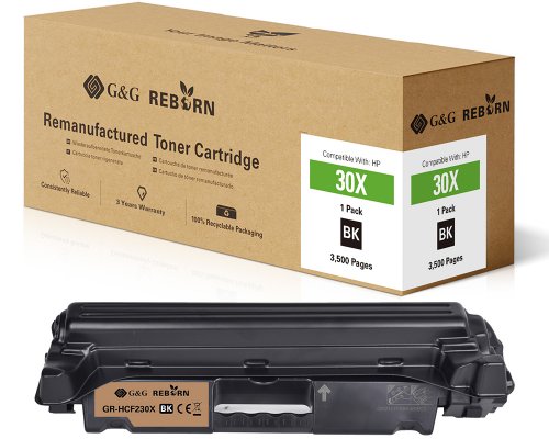 Kompatibel mit HP 30X / CF230X Toner -Mit Chip- jetzt kaufen - Marke: G&G Reborn