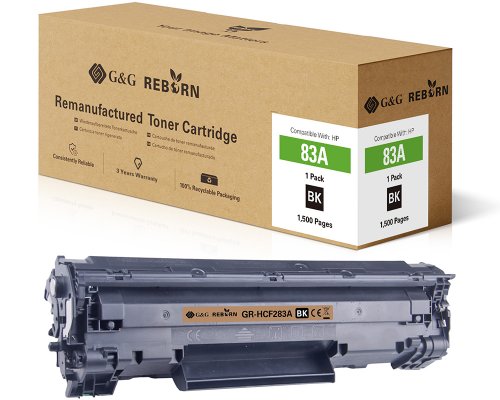 Kompatibel mit HP 83A / CF283A Toner jetzt kaufen - Marke: G&G Reborn