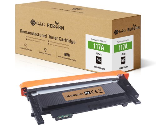 Kompatibel mit HP 117A / W2070A Toner Schwarz jetzt kaufen - Marke: G&G Reborn