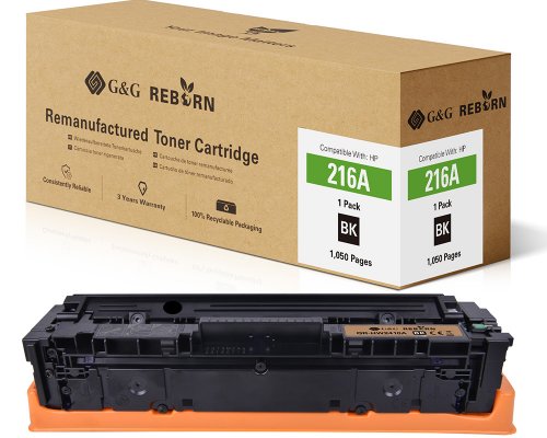 Kompatibel mit HP 216A / W2410A Reborn-Toner jetzt kaufen Schwarz - Marke: G&G Reborn