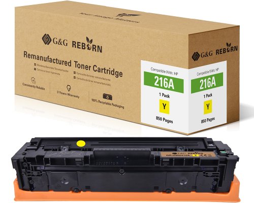 Kompatibel mit HP 216A / W2412A Reborn-Toner jetzt kaufen Gelb - Marke: G&G Reborn