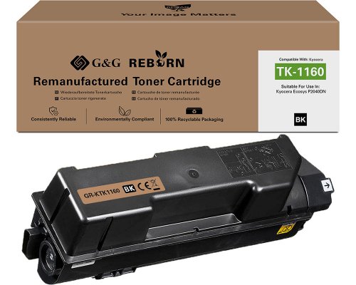 Kompatibel mit Kyocera TK-1160 Toner jetzt kaufen - Marke: G&G Reborn
