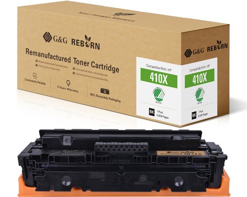 Kompatibel mit HP 410X / CF410X Toner Schwarz jetzt kaufen - Marke: G&G Reborn