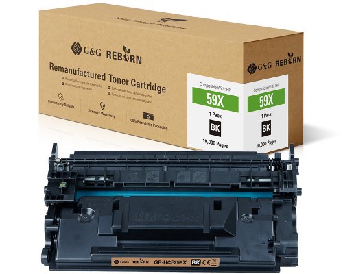 Kompatibel mit HP 59X / CF259X Reborn-Toner jetzt kaufen - Marke: G&G