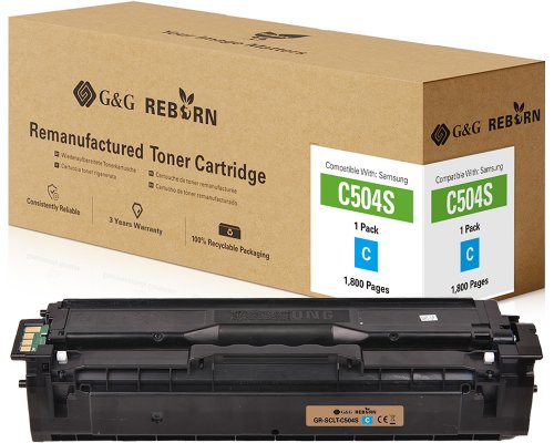 Kompatibel mit Samsung C504S/ HP SU025A Toner Cyan jetzt kaufen - Marke: G&G Reborn