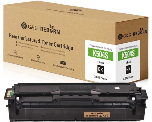 Kompatibel mit Samsung K504S/ HP SU158A Toner Schwarz jetzt kaufen - Marke: G&G Reborn