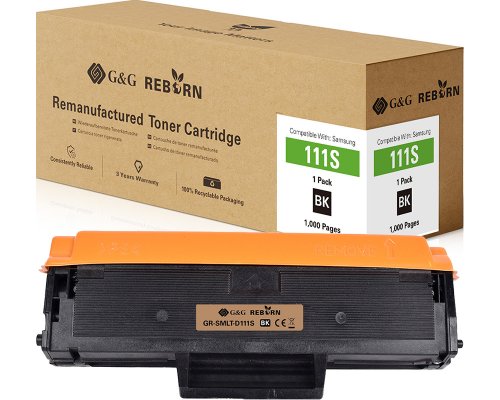 Kompatibel mit MLT-D111S / HP SU810A Toner jetzt kaufen - Marke: G&G Reborn