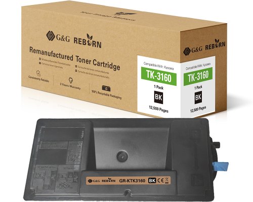 Kompatibel mit Kyocera TK-3160 Toner jetzt kaufen - Marke: G&G Reborn