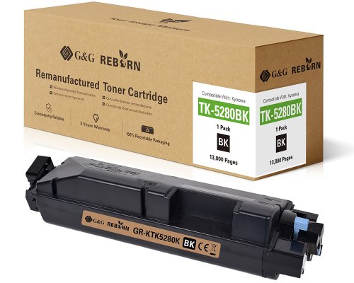 Kompatibel mit Kyocera TK-5280K Schwarz jetzt kaufen Marke: G&G Reborn
