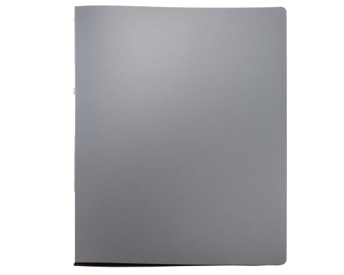 Ringbuch A4 grau, aus Kunststoff (PP)
