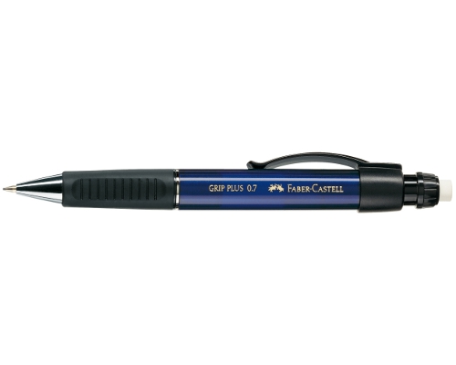 Faber-Castell Druckbleistift GRIP PLUS, Schaft: met.-blau