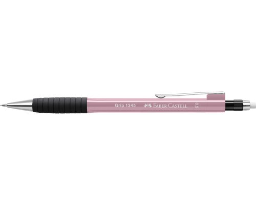 Faber-Castell Druckbleistift GRIP 1345 Minenstärke: 0,5 mm, Härtegrad: B, Schaft: rose shadows